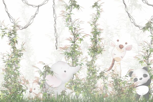 Papier peint Jungle verte