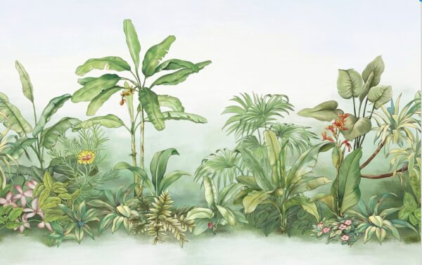 Papier peint Jungle verte