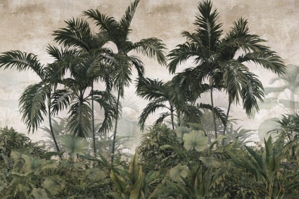 Papier peint Exotiques verts
