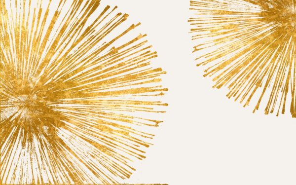 Papier peint Balles d'or