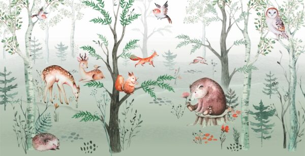 Papier peint Animaux de la forêt