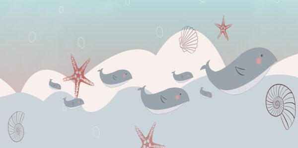 Papier peint Animaux marins