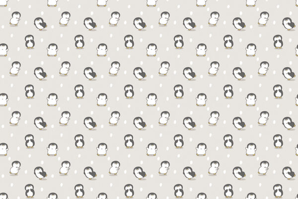 Papier peint Manchot