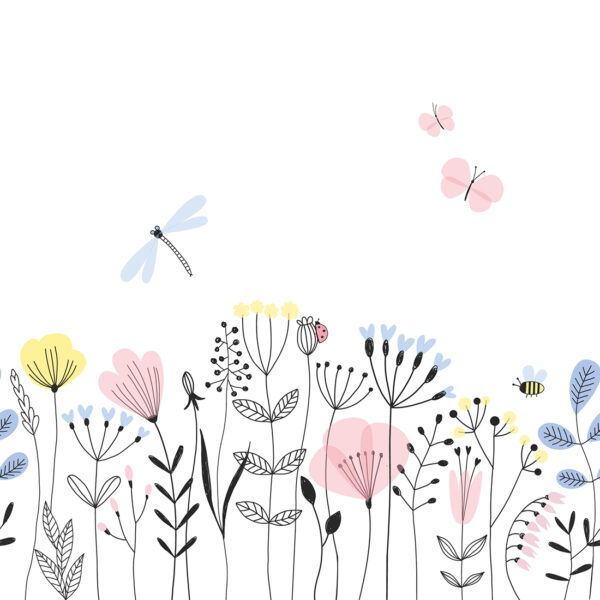 Papier peint Prairie fleurie – Image 2