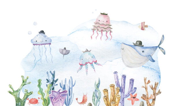 Papier peint Plongée avec les sirènes – Image 8