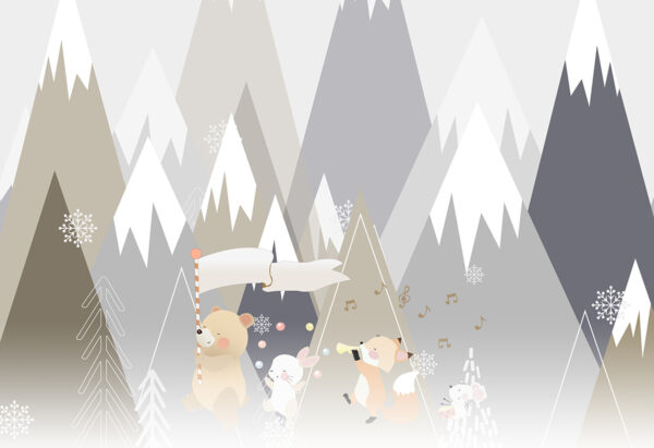 Papier peint Voyage musical