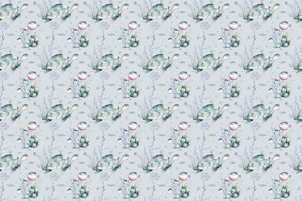 Papier peint Tortue dans les profondeurs