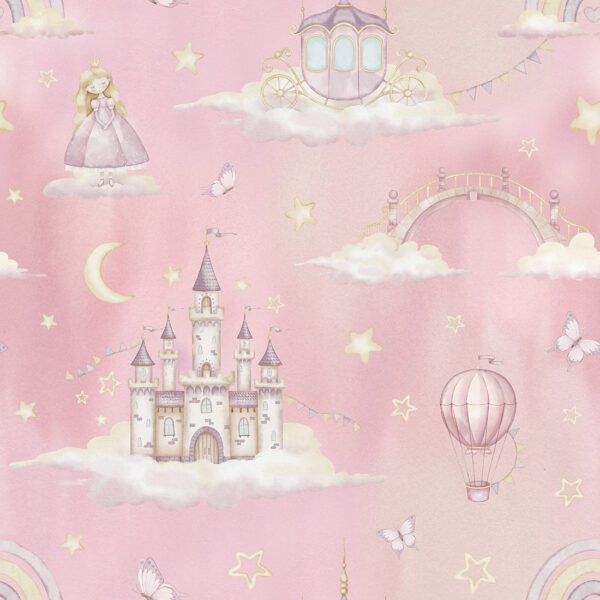 Papier peint La princesse et le château enchanté – Image 2
