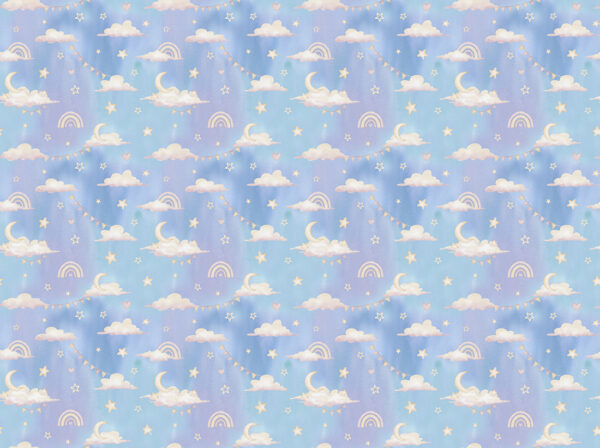 Papier peint Oiseaux sur fond bleu – Image 23