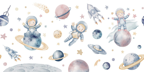 Papier peint Amis de l'espace