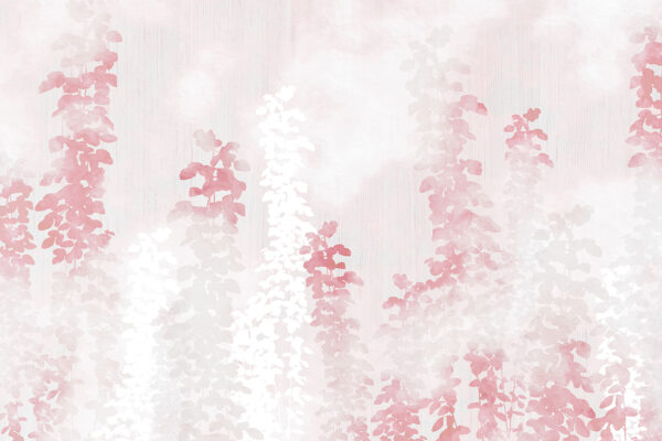Papier peint Feuilles brumeuses