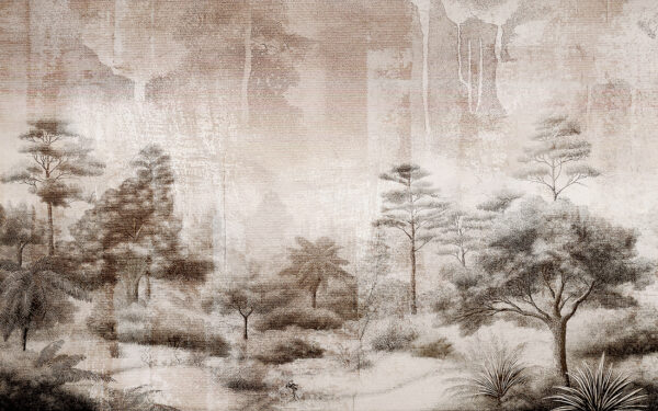 Papier peint Vue brumeuse