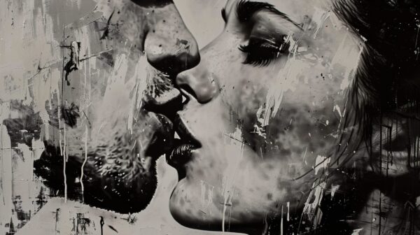 Papier peint Touche de silence