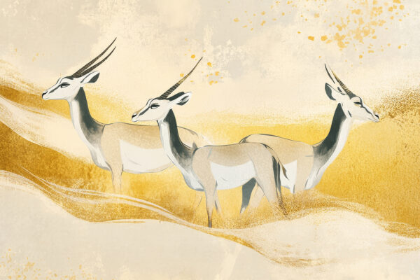 Papier peint La paix du désert