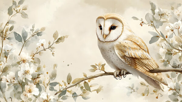 Papier peint La sagesse de la nuit