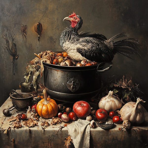 Papier peint Table d'automne