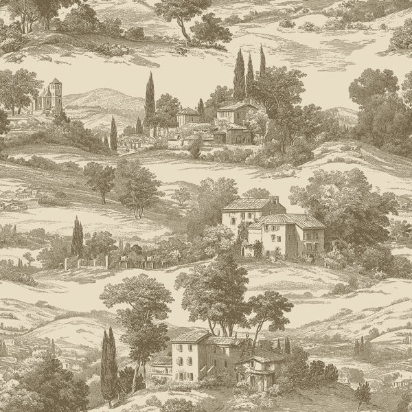 Papier peint Paysage en beige