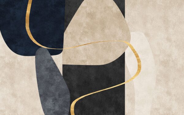 Papier peint La ligne errante