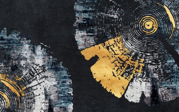 Papier peint Section transversale d'arbre résumée