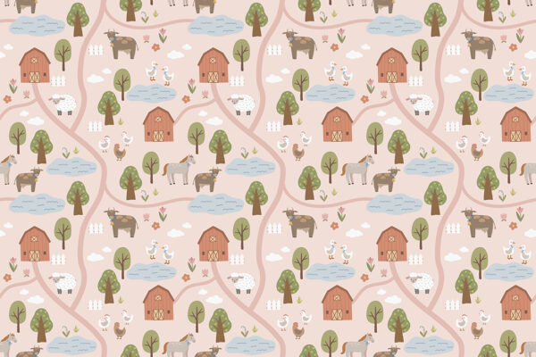 Papier peint Idylle rurale