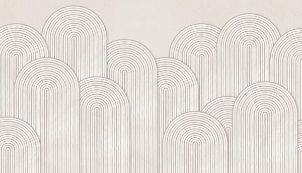 Papier peint Arches symétriques