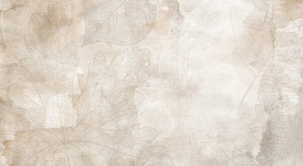 Papier peint Empreinte de feuille