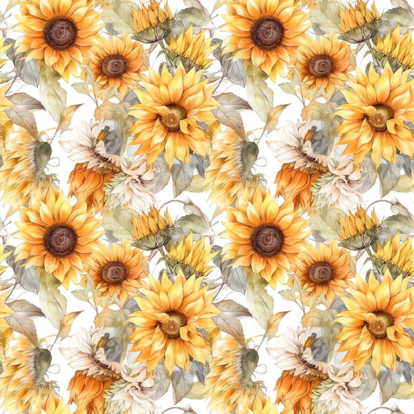 Papier peint L'expressivité des tournesols