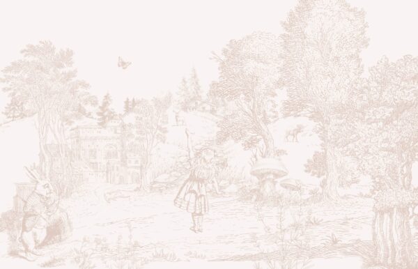 Papier peint Au pays des merveilles