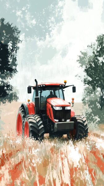 Papier peint Héros rouge du champ