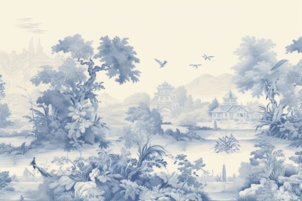 Papier peint Oasis bleue de paix