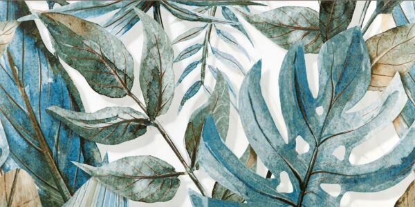 Papier peint Toucher de feuilles