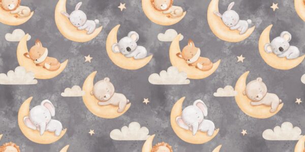 Papier peint Câlins de lune