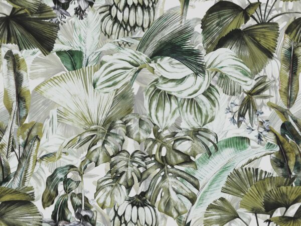 Papier peint Entrelacement vert