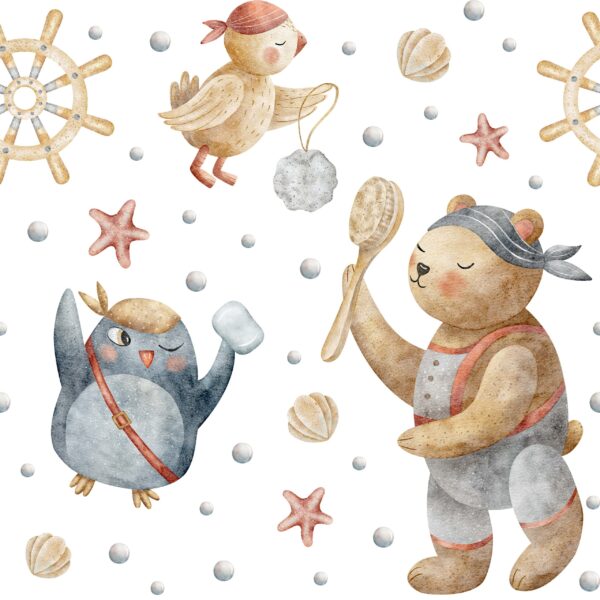 Papier peint L'équipage des farceurs de la mer