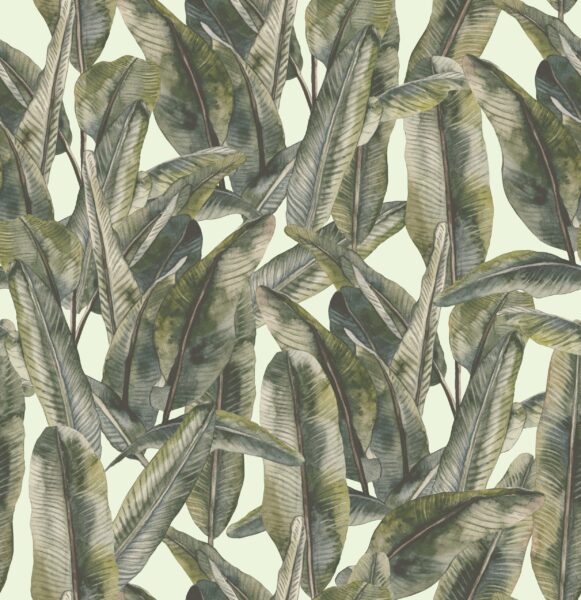 Papier peint Oasis verte