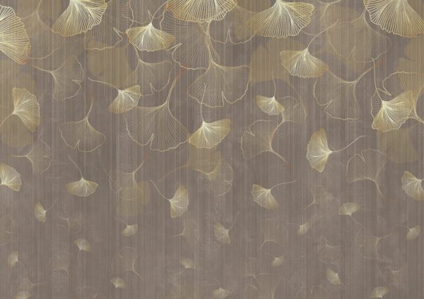 Papier peint Feuilles glamour