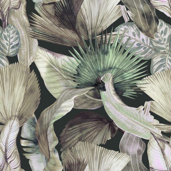 Papier peint Jungle brumeuse