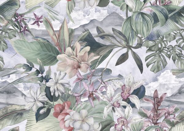 Papier peint Harmonie des fleurs