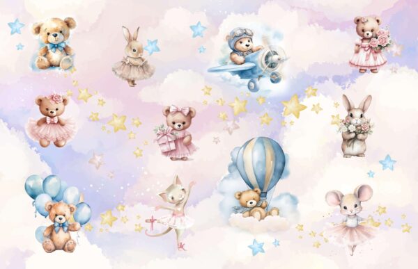 Papier peint Balle magique pour bébés