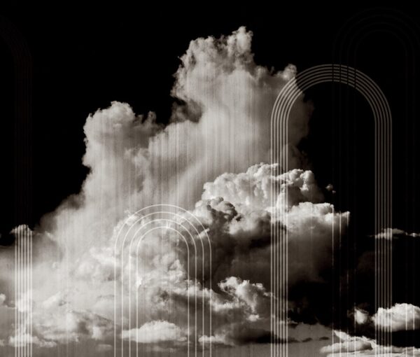 Papier peint Nuages brisés par l'art