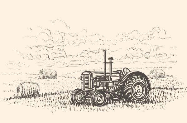 Papier peint Nostalgie rurale