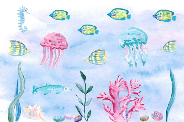 Papier peint Symphonie sous-marine