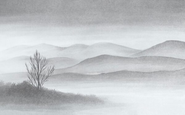 Papier peint Horizon brumeux