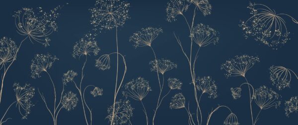 Papier peint Nuit des fleurs