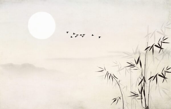 Papier peint Paix du bambou