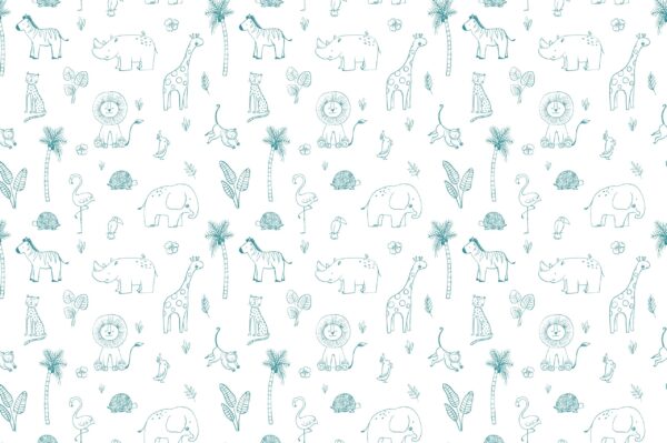 Papier peint Jungle dans la corde