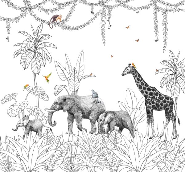 Papier peint Harmonie de la jungle