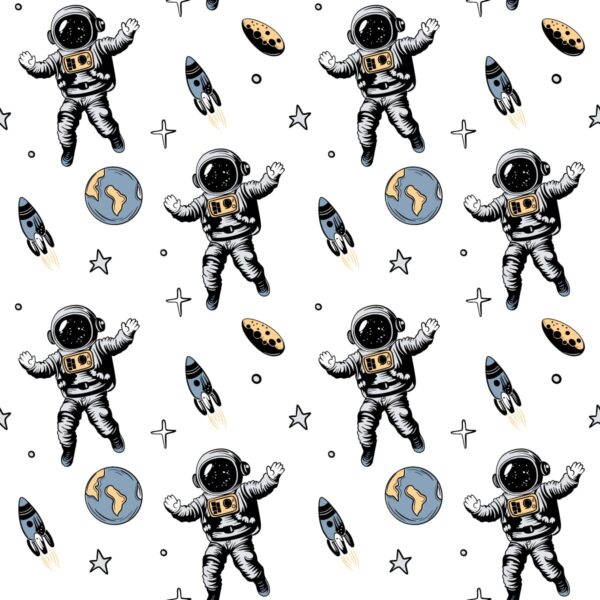 Papier peint Petits astronautes