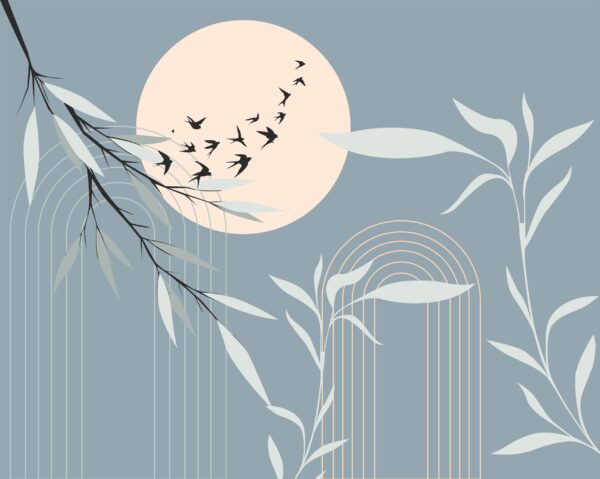 Papier peint Danse du vent