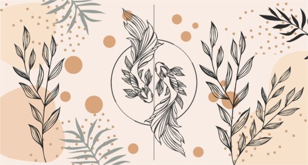 Papier peint Danse du poisson